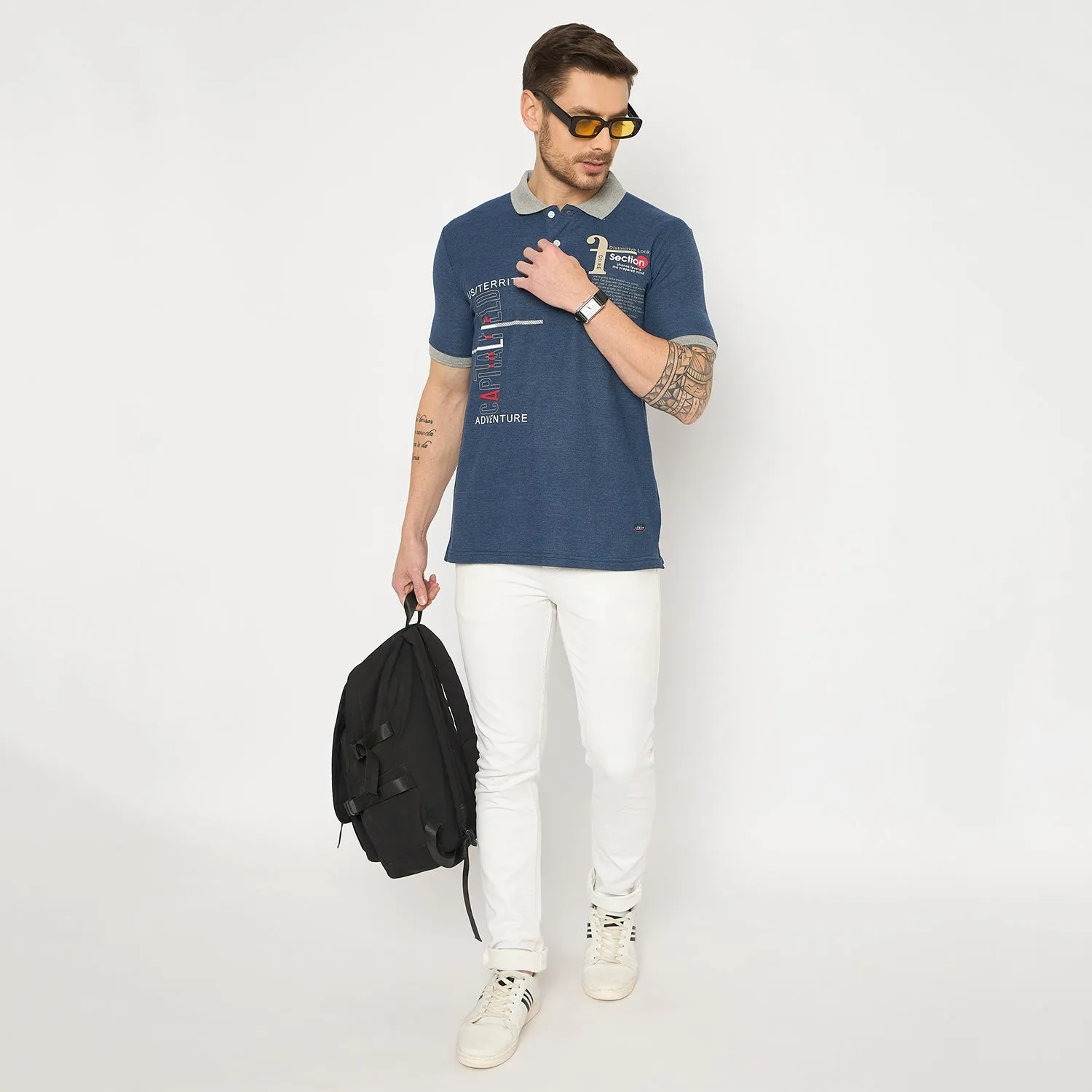 Duke Men Half Sleeve Cotton Tshirt (ONLF305)