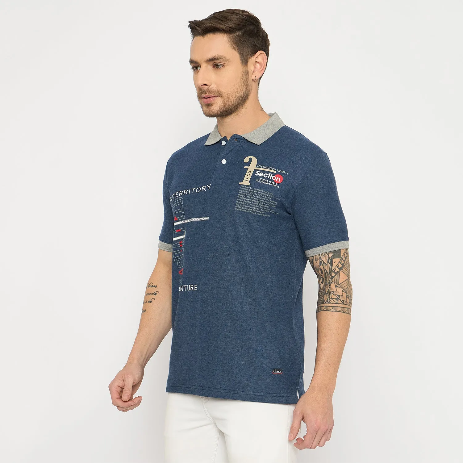 Duke Men Half Sleeve Cotton Tshirt (ONLF305)