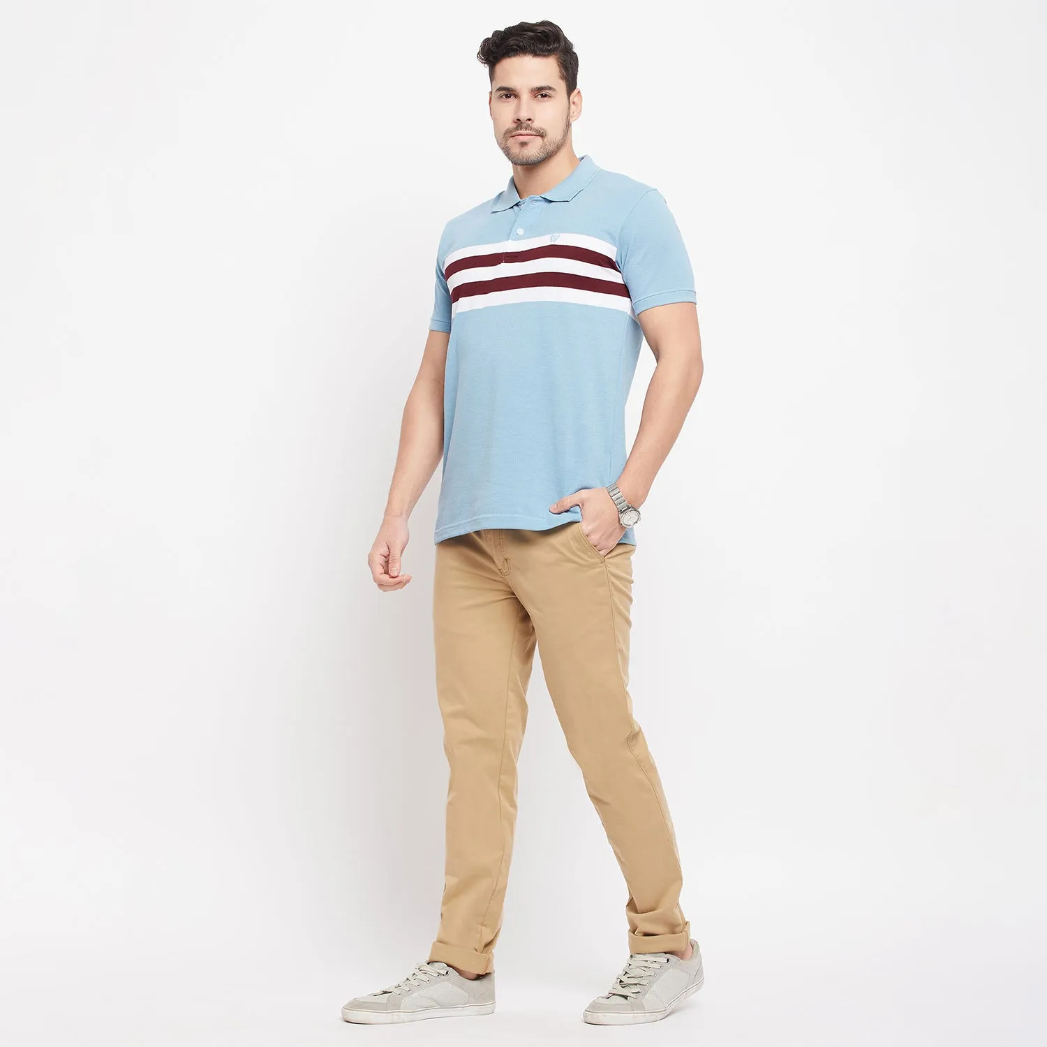 Duke Stardust Men Half Sleeve Cotton T-shirt (LF5371)