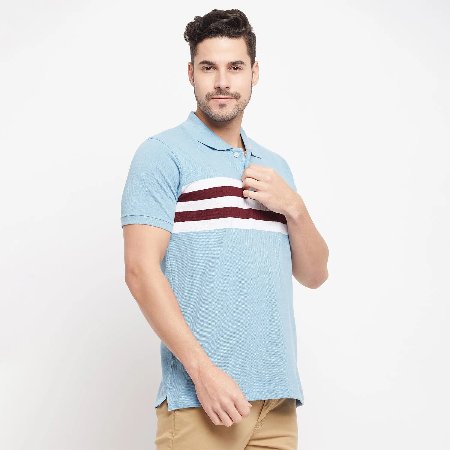 Duke Stardust Men Half Sleeve Cotton T-shirt (LF5371)