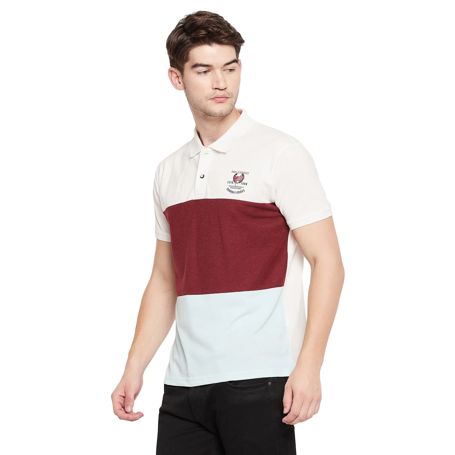 Duke Stardust Men Half Sleeve Cotton T-shirt (LF5383)