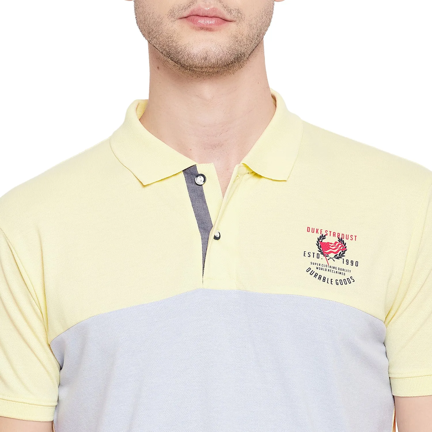 Duke Stardust Men Half Sleeve Cotton T-shirt (LF5383)