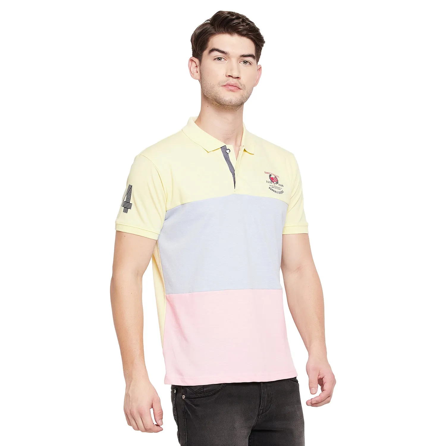 Duke Stardust Men Half Sleeve Cotton T-shirt (LF5383)