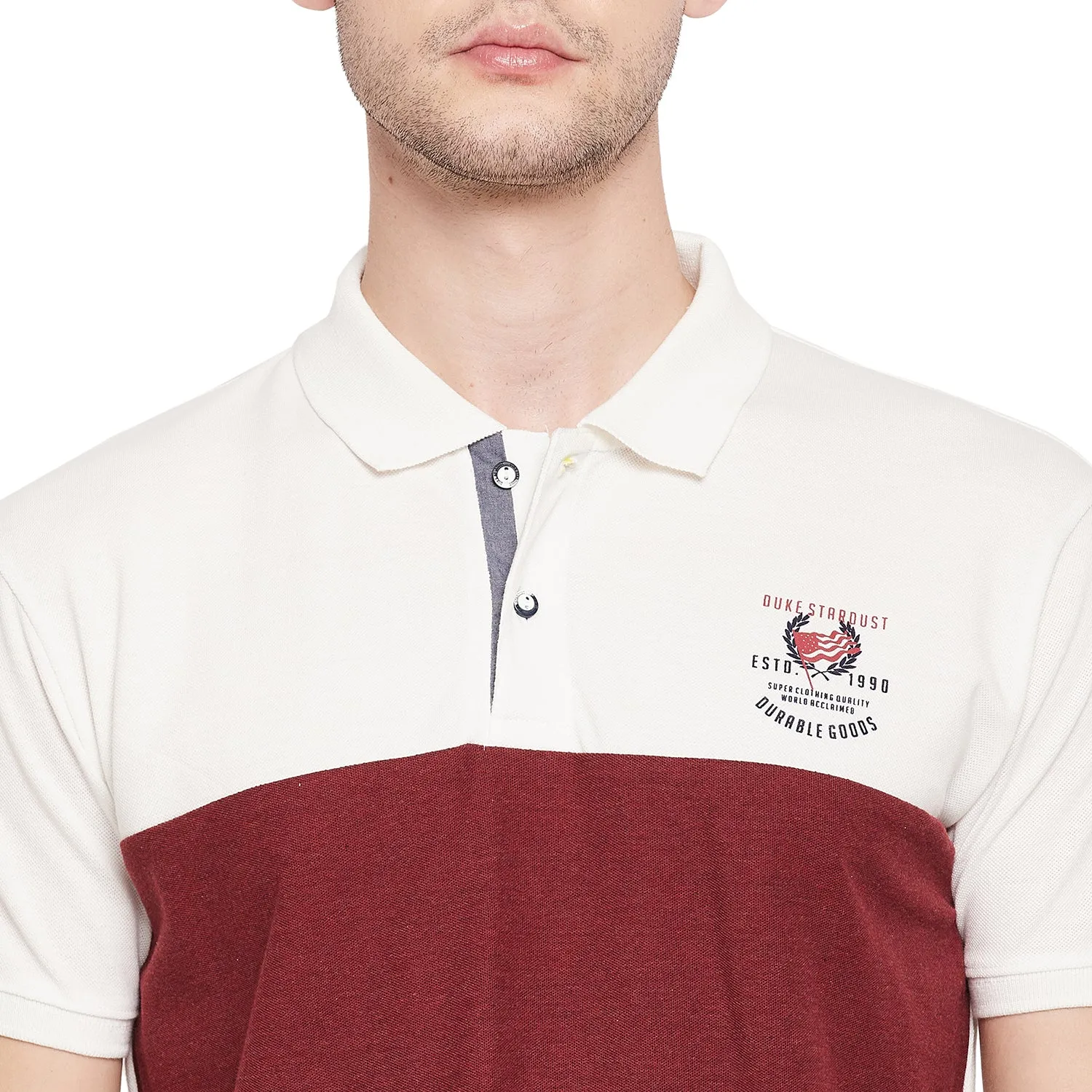 Duke Stardust Men Half Sleeve Cotton T-shirt (LF5383)