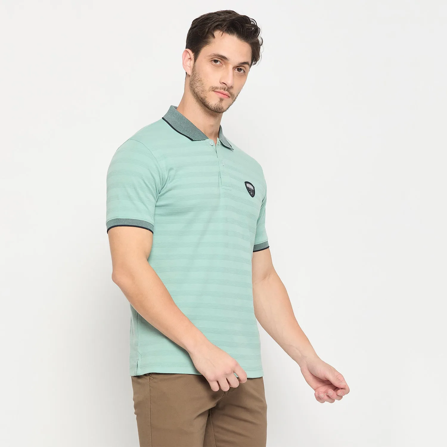 Duke Stardust Men Half Sleeve Cotton T-shirt (LF7297)