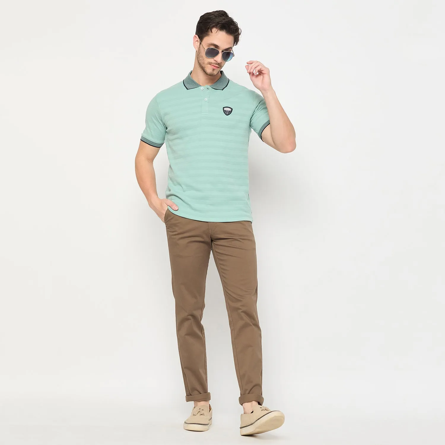 Duke Stardust Men Half Sleeve Cotton T-shirt (LF7297)
