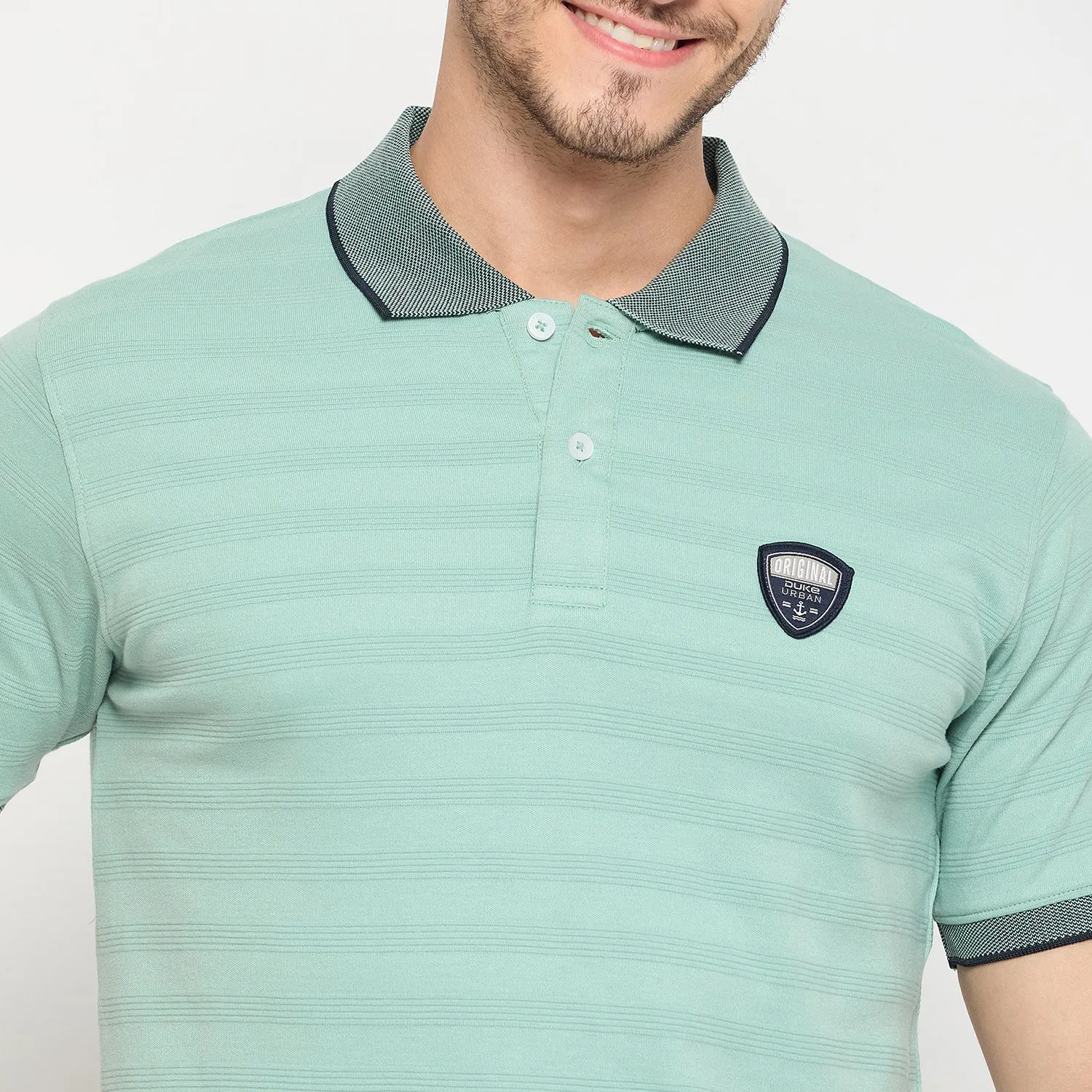 Duke Stardust Men Half Sleeve Cotton T-shirt (LF7297)