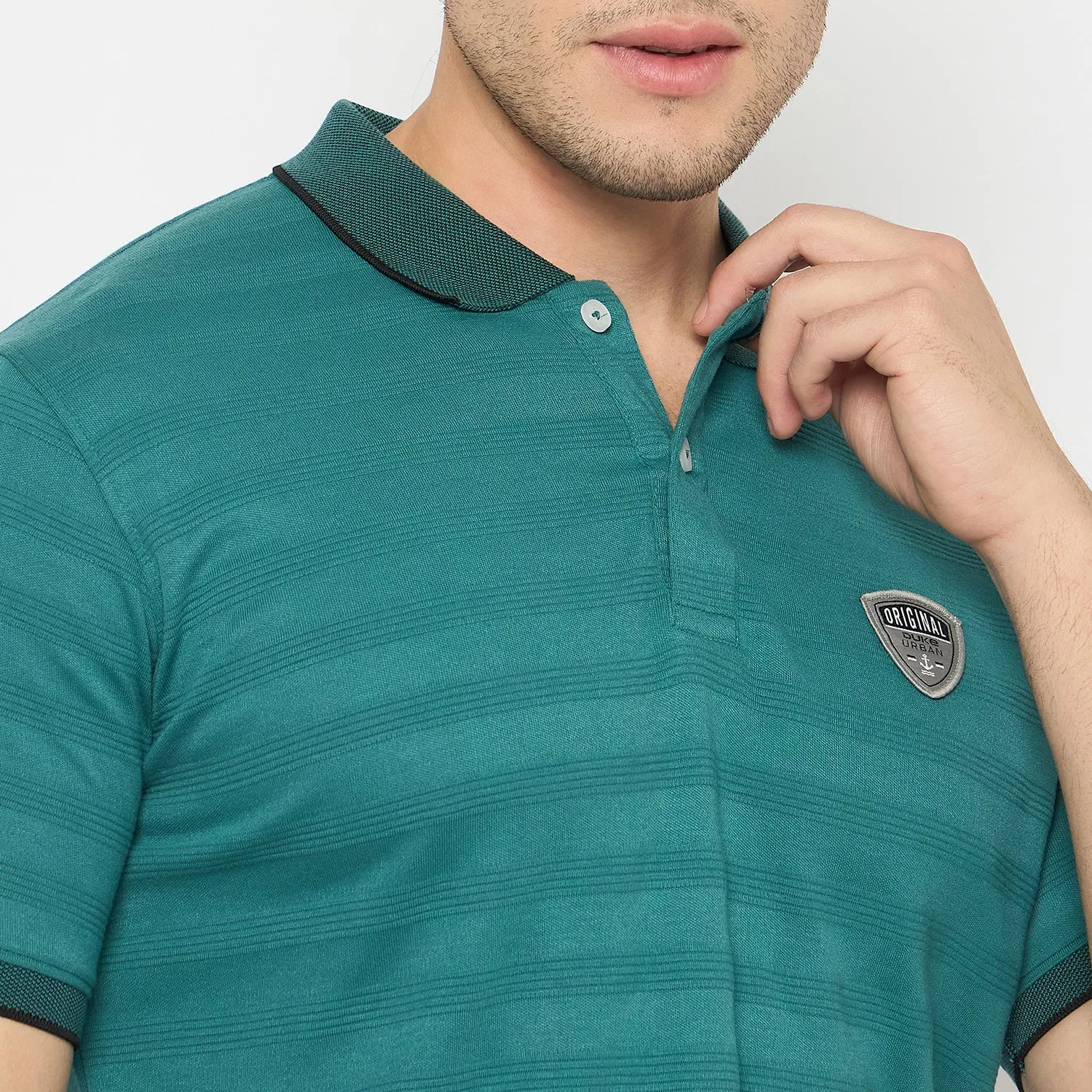 Duke Stardust Men Half Sleeve Cotton T-shirt (LF7297)