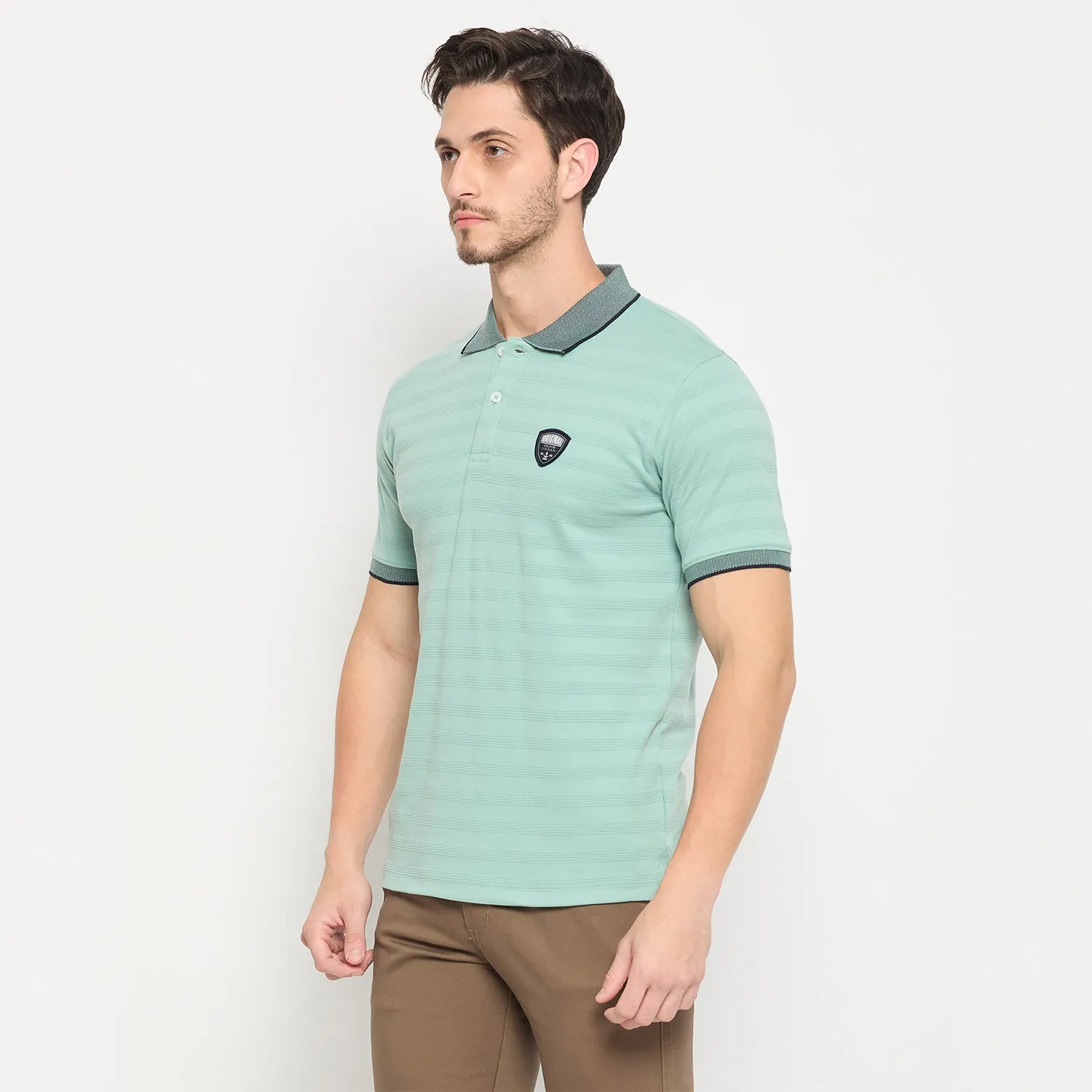 Duke Stardust Men Half Sleeve Cotton T-shirt (LF7297)