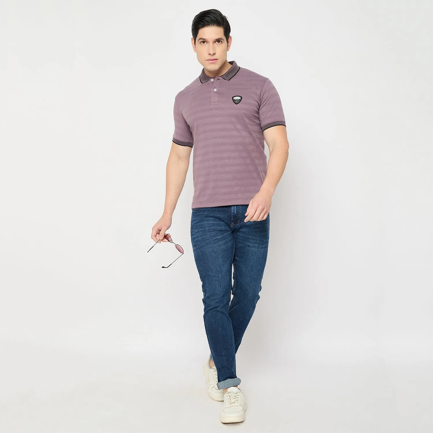 Duke Stardust Men Half Sleeve Cotton T-shirt (LF7297)