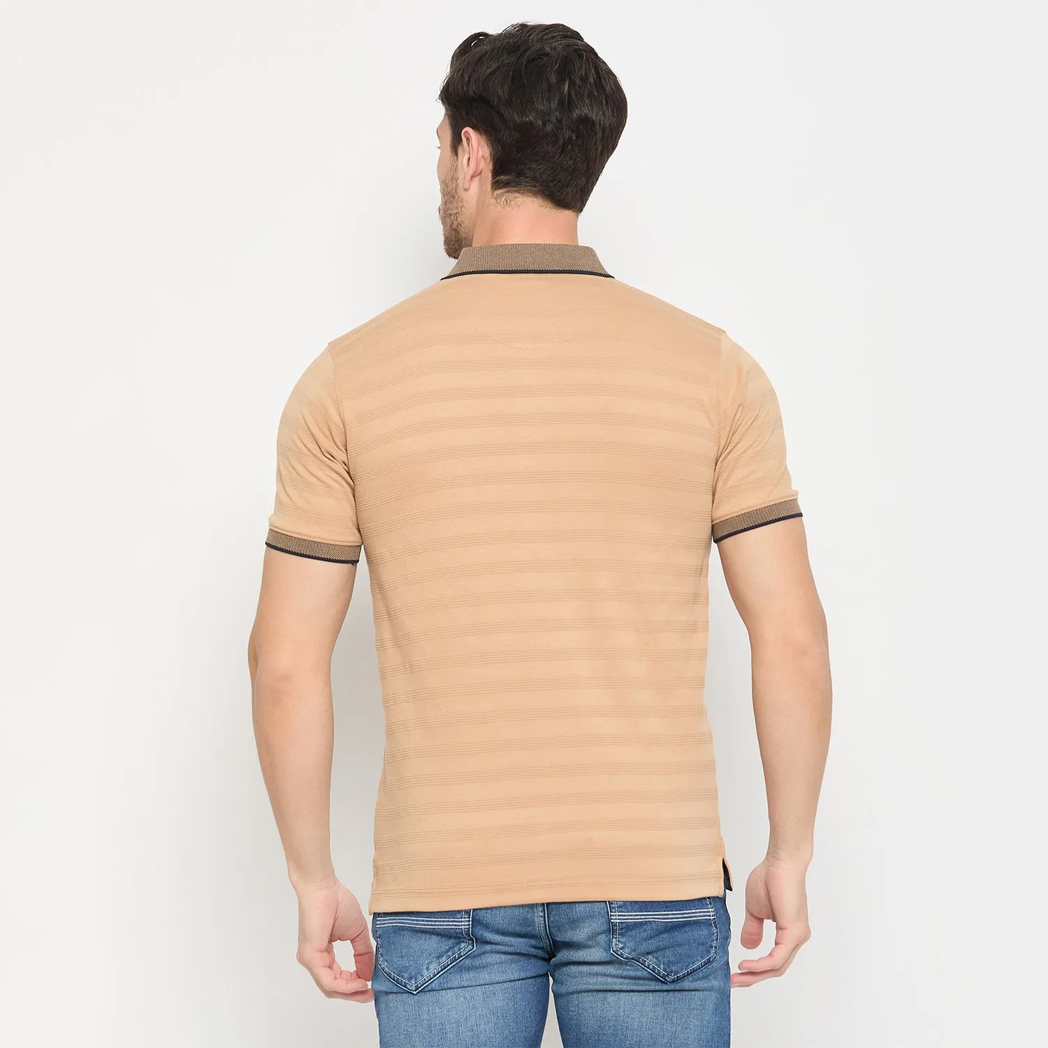 Duke Stardust Men Half Sleeve Cotton T-shirt (LF7297)