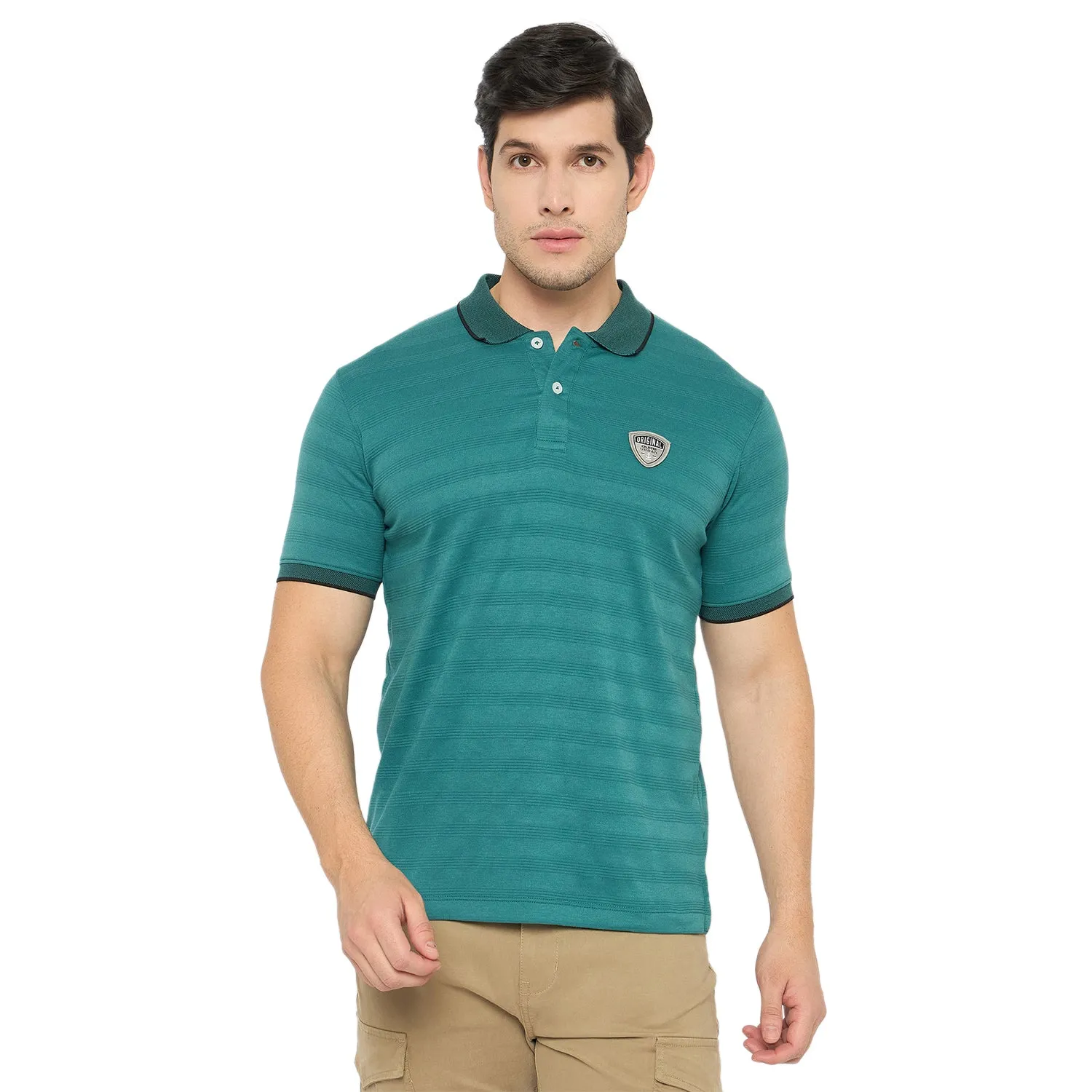 Duke Stardust Men Half Sleeve Cotton T-shirt (LF7297)