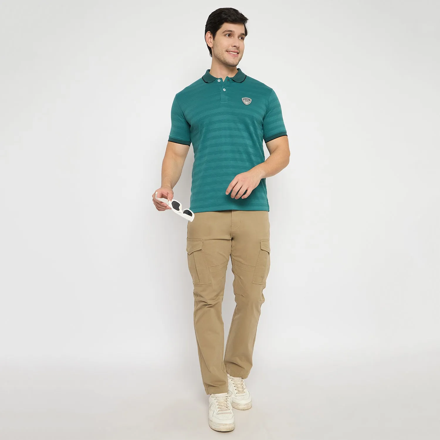 Duke Stardust Men Half Sleeve Cotton T-shirt (LF7297)