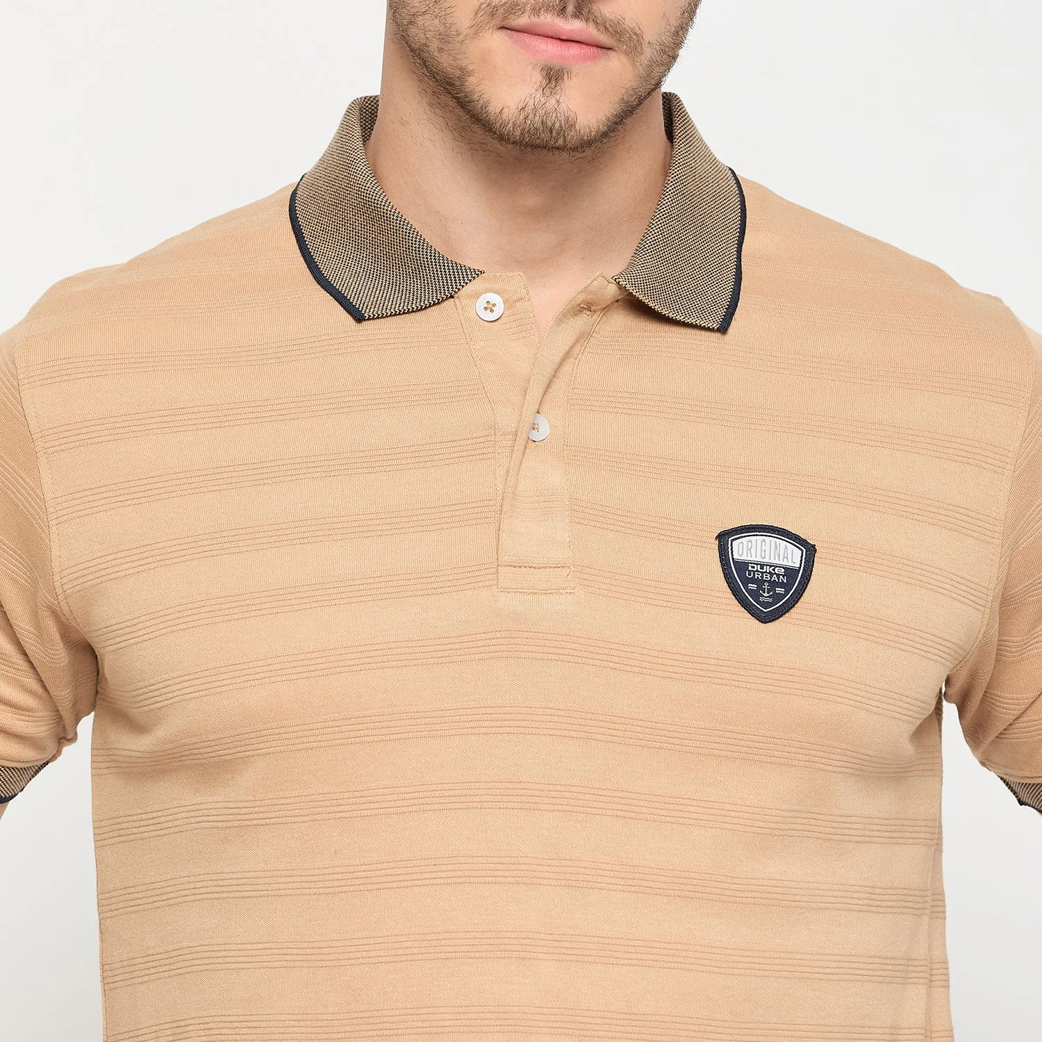 Duke Stardust Men Half Sleeve Cotton T-shirt (LF7297)