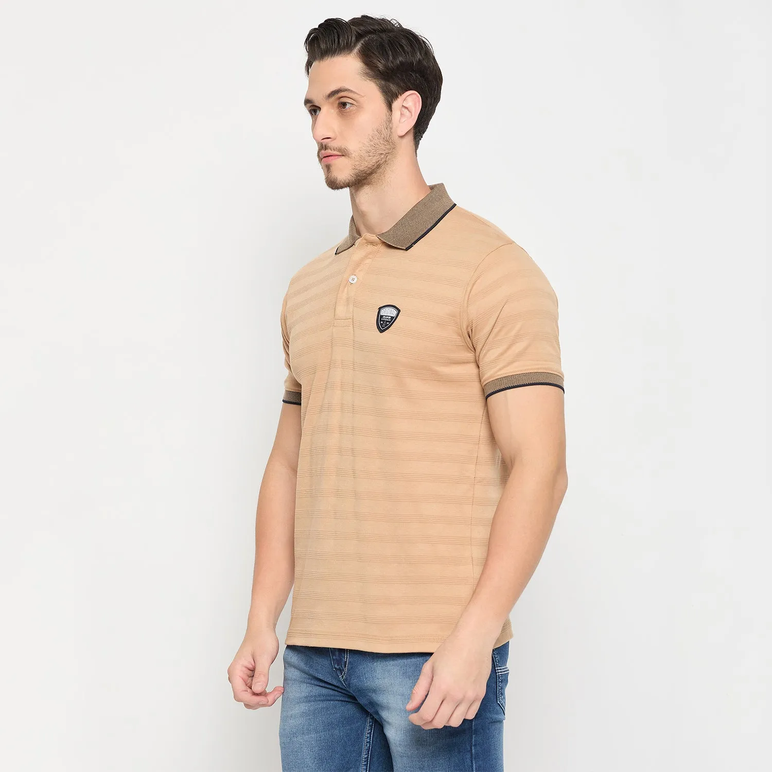 Duke Stardust Men Half Sleeve Cotton T-shirt (LF7297)