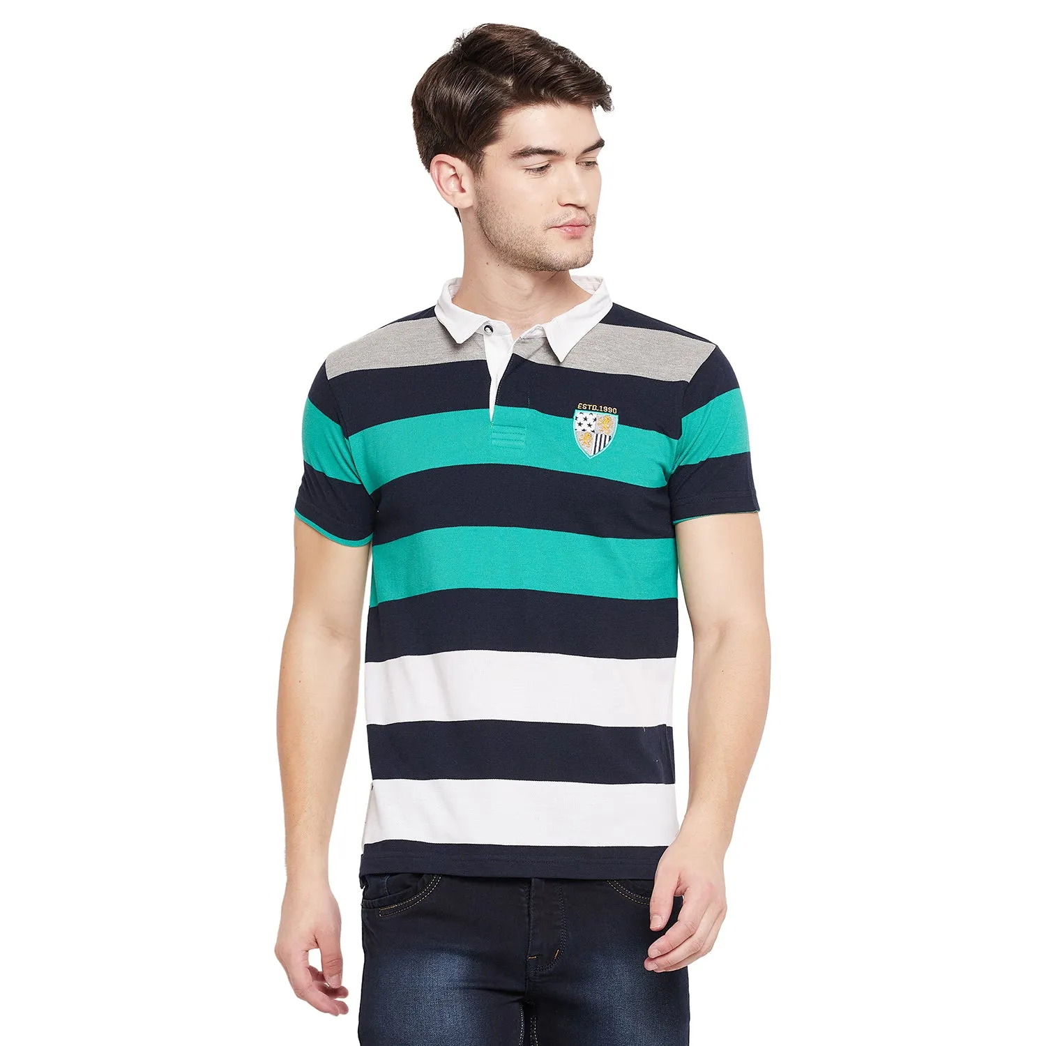 Duke Stardust Men Half Sleeve Cotton T-shirt (MTLF327)