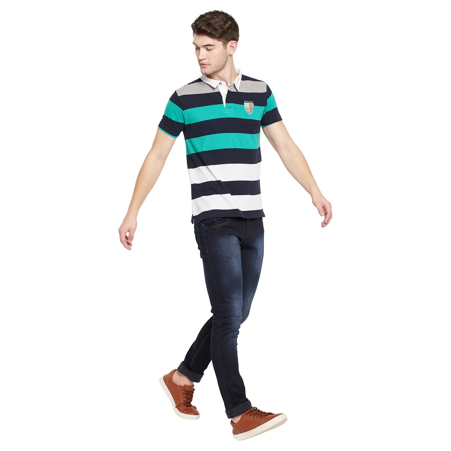 Duke Stardust Men Half Sleeve Cotton T-shirt (MTLF327)