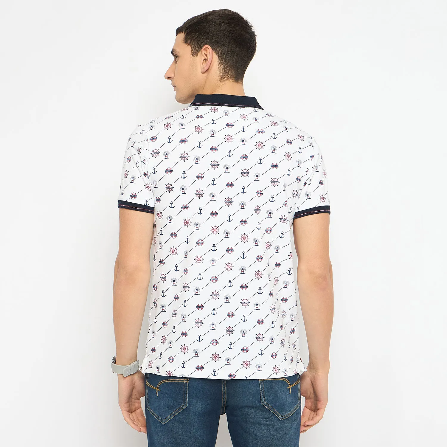 Duke Stardust Men Half Sleeve Cotton Tshirt (LF7239)