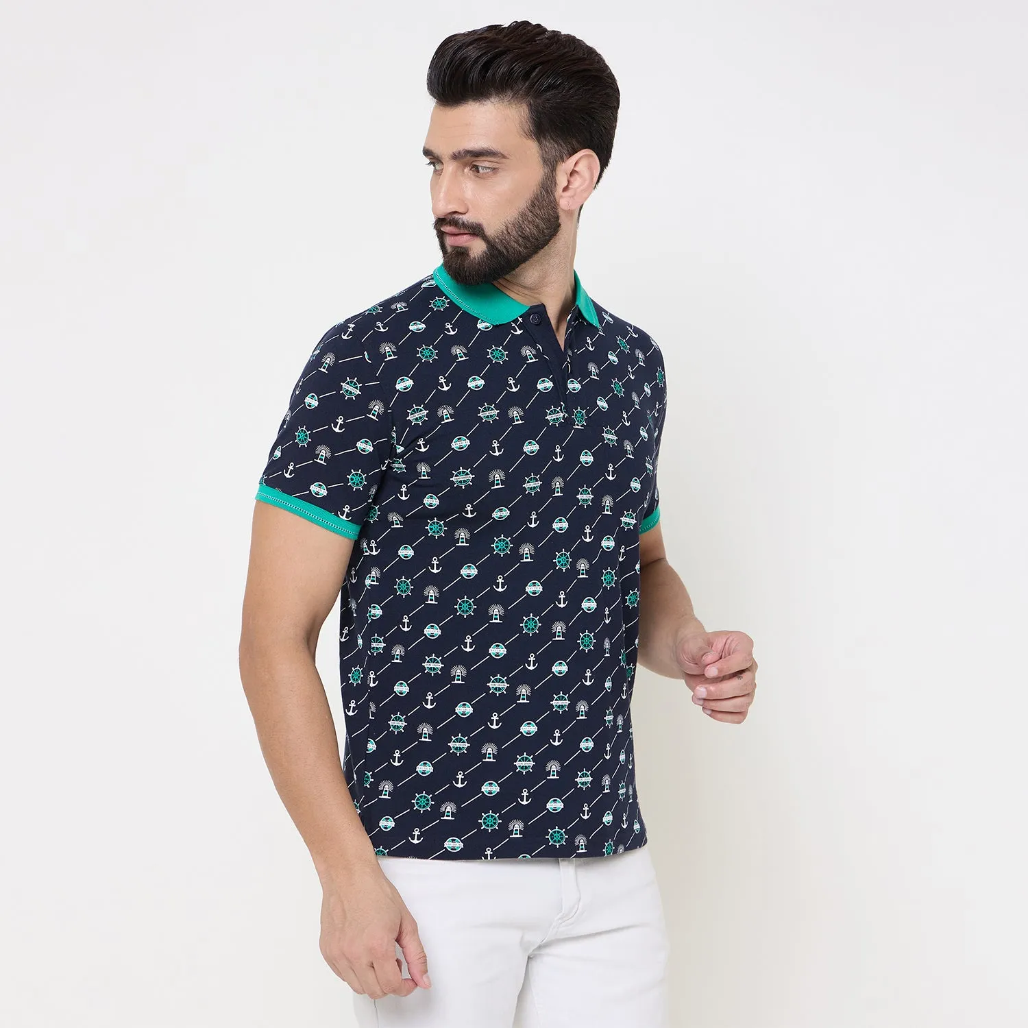 Duke Stardust Men Half Sleeve Cotton Tshirt (LF7239)