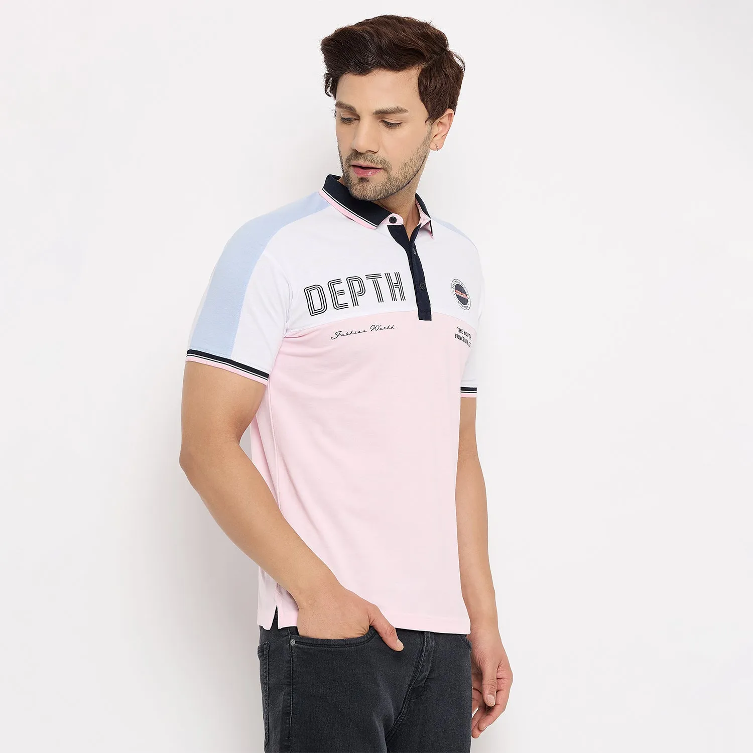 Duke Strardust Men Half Sleeve Cotton T-shirt (LF7190)