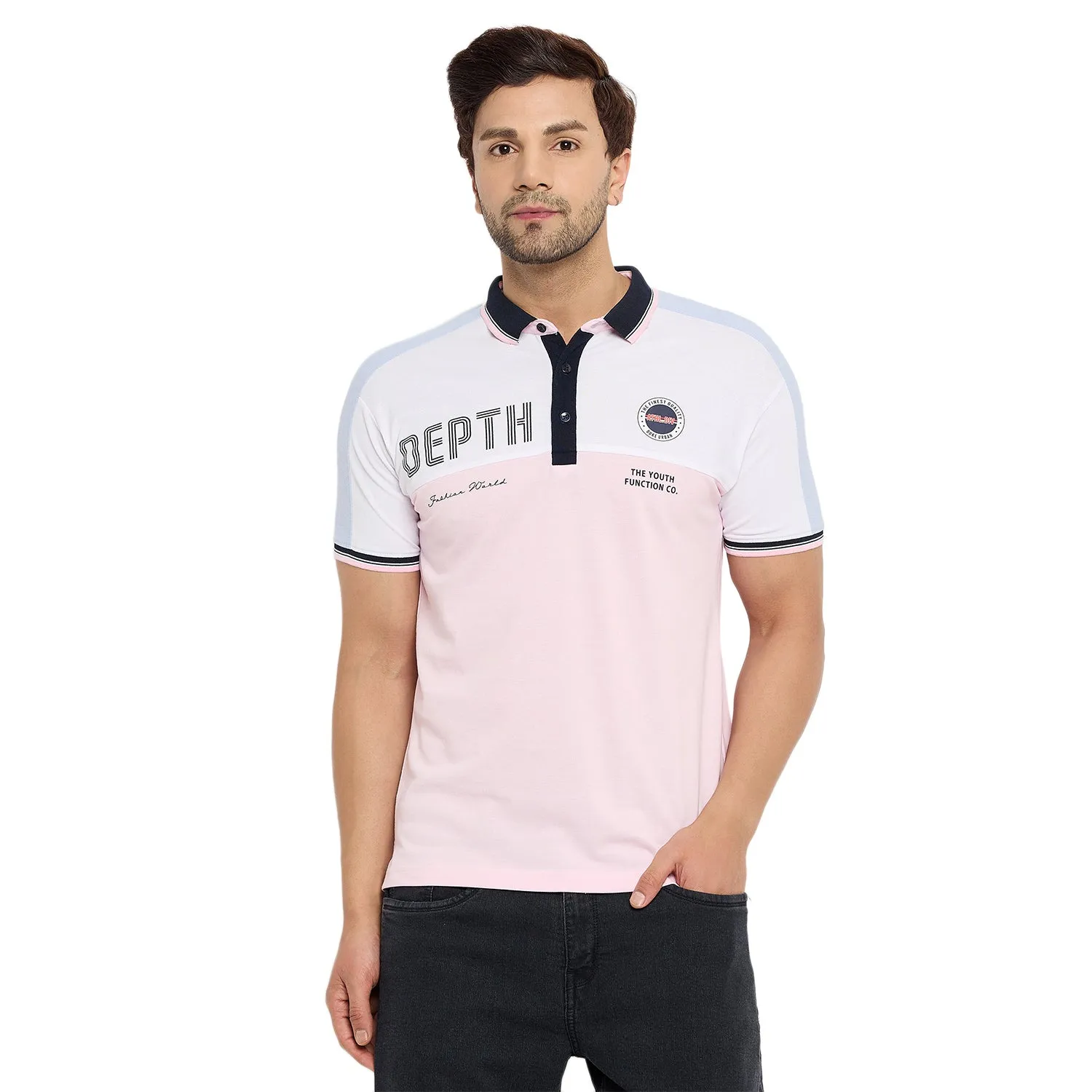Duke Strardust Men Half Sleeve Cotton T-shirt (LF7190)