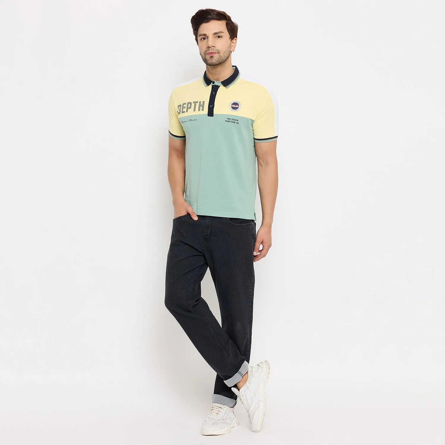 Duke Strardust Men Half Sleeve Cotton T-shirt (LF7190)