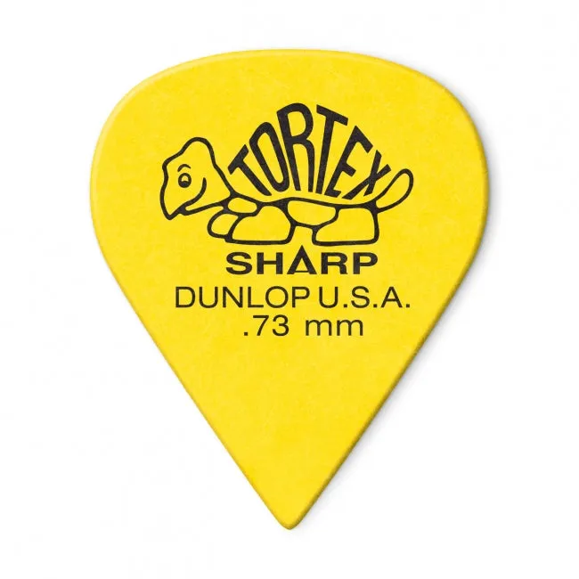 Dunlop Tortex Sharp -plektrat 0.73mm, 72kpl
