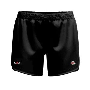 DVBA Grind SlimFit HP Girls Ladies Curved Shorts Pro Black