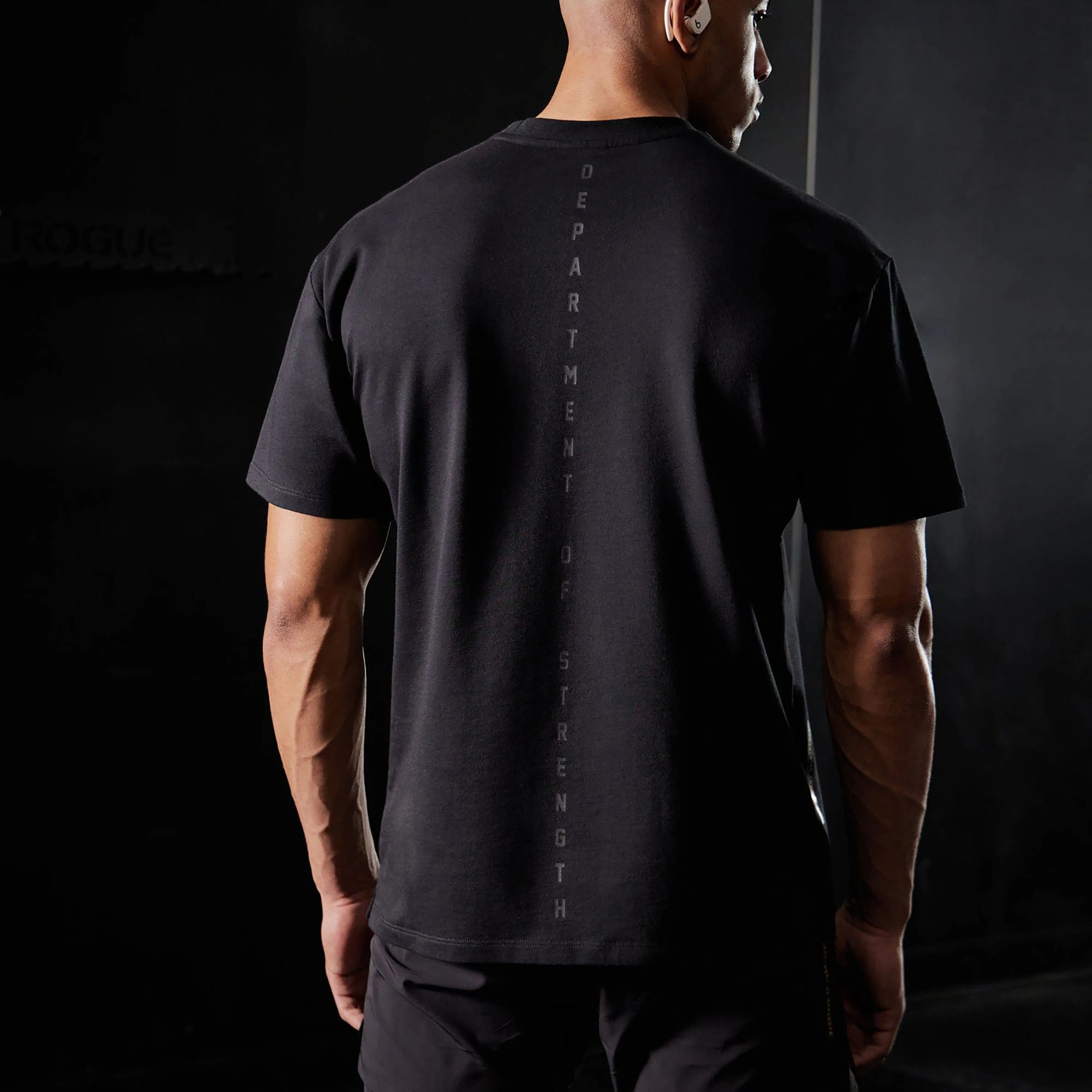 Dynamic Box Fit Split Hem T-Shirt Jet Black