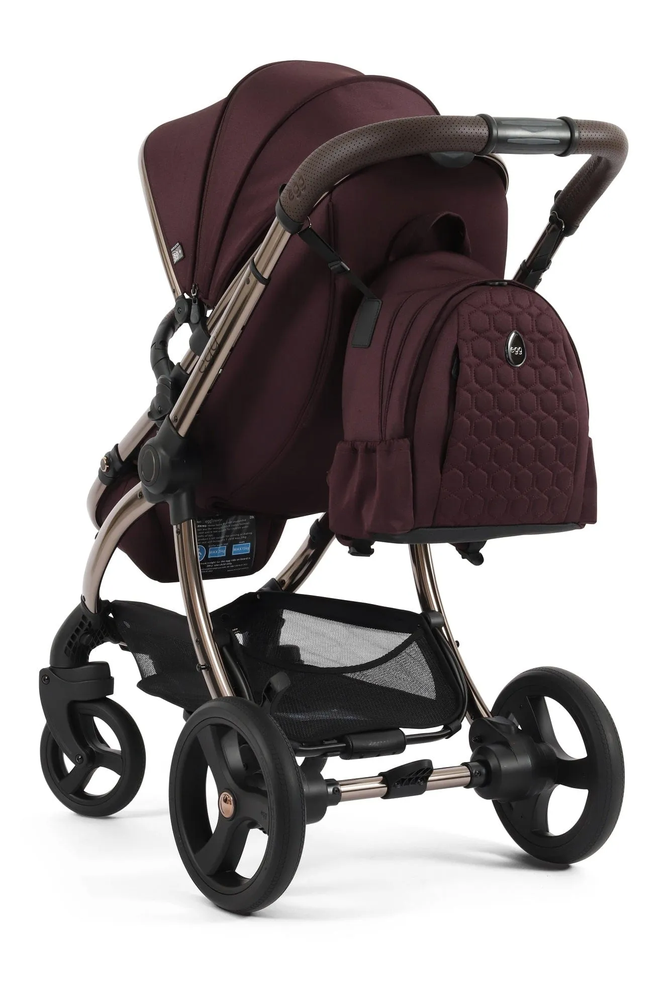 Egg 3 Luxury Cloud T i-Size Travel System - Mulberry