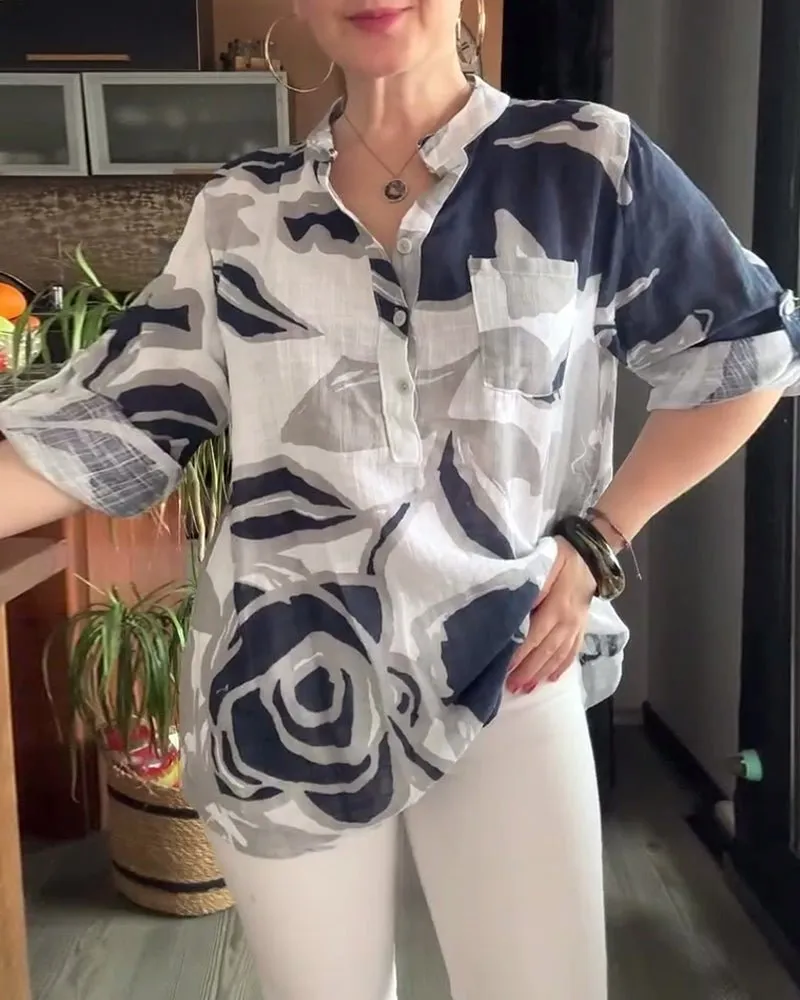 Eithne | Relaxed Blouse with Collar