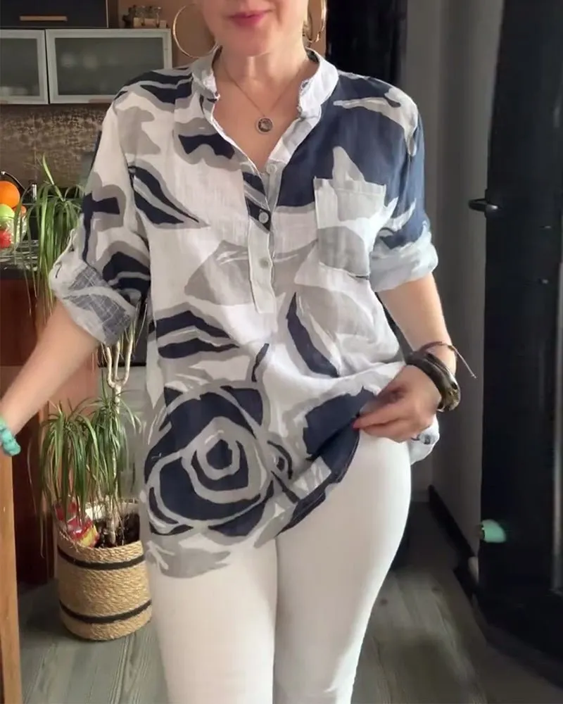 Eithne | Relaxed Blouse with Collar