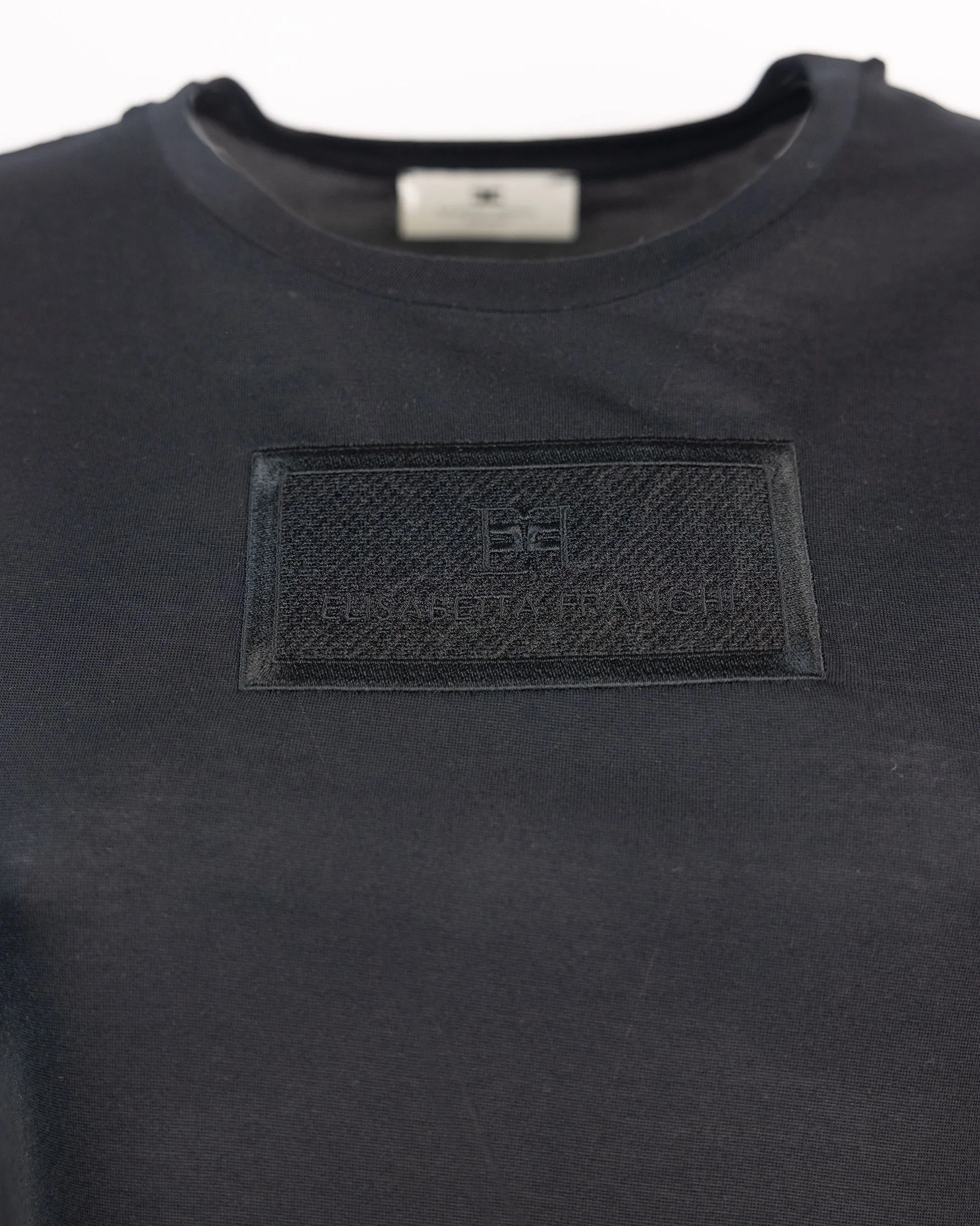 Elisabetta franchi t -skjorta i Jersey Con Ricamo