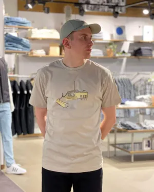 ELSK HUMMERHUSET BRUSHED T-SHIRT - VAPOR GREY