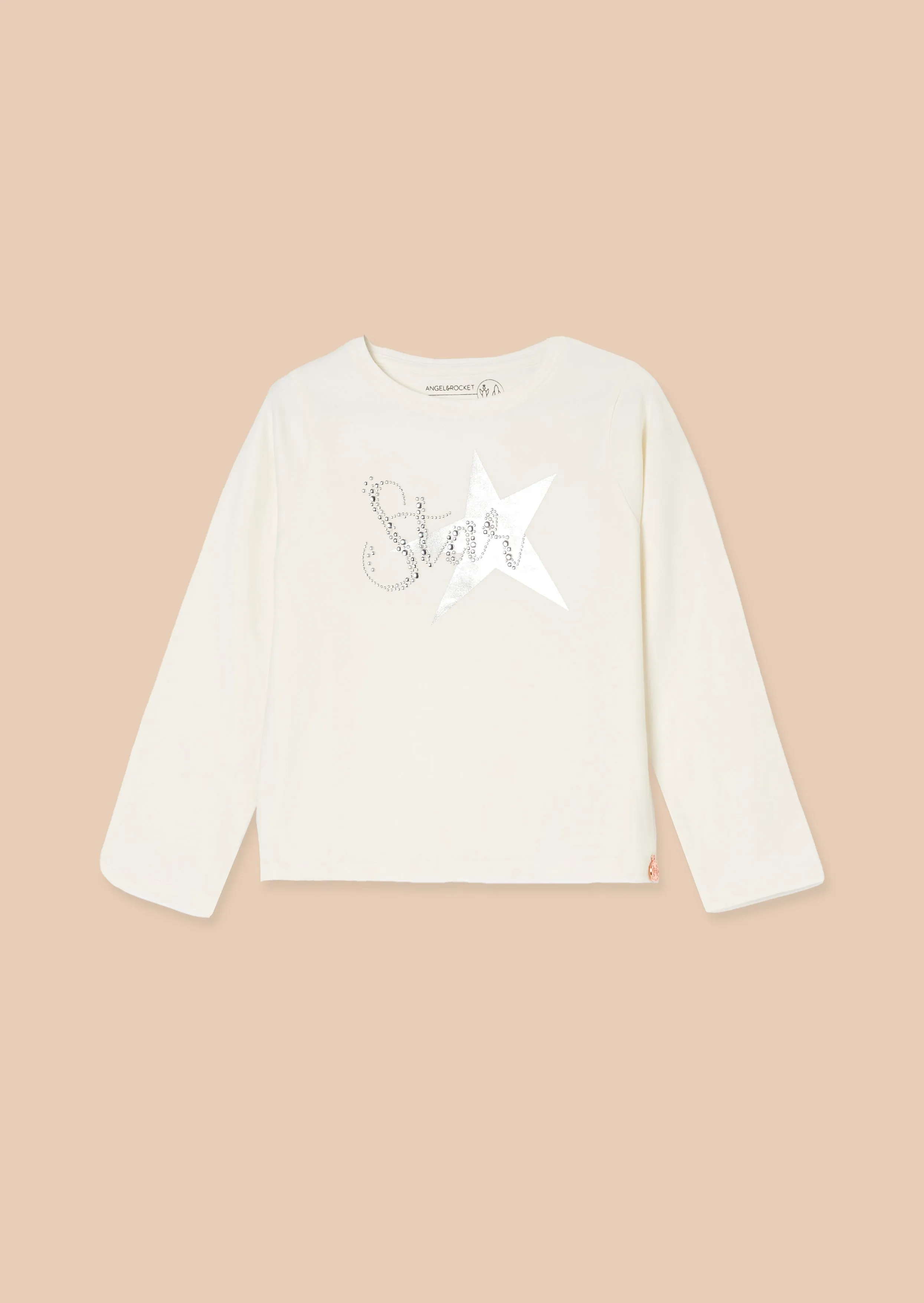 Erin Ivory Long Sleeve Star T