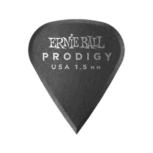 Ernie Ball 1.5mm Sharp Prodigy Guitar Picks, 6-Pack, Black