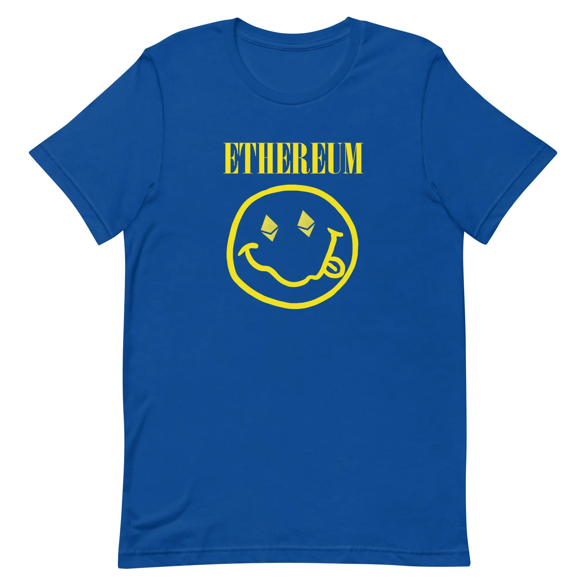 Ethereum - Nirvana Nevermind Smiley Crypto Parody Tee