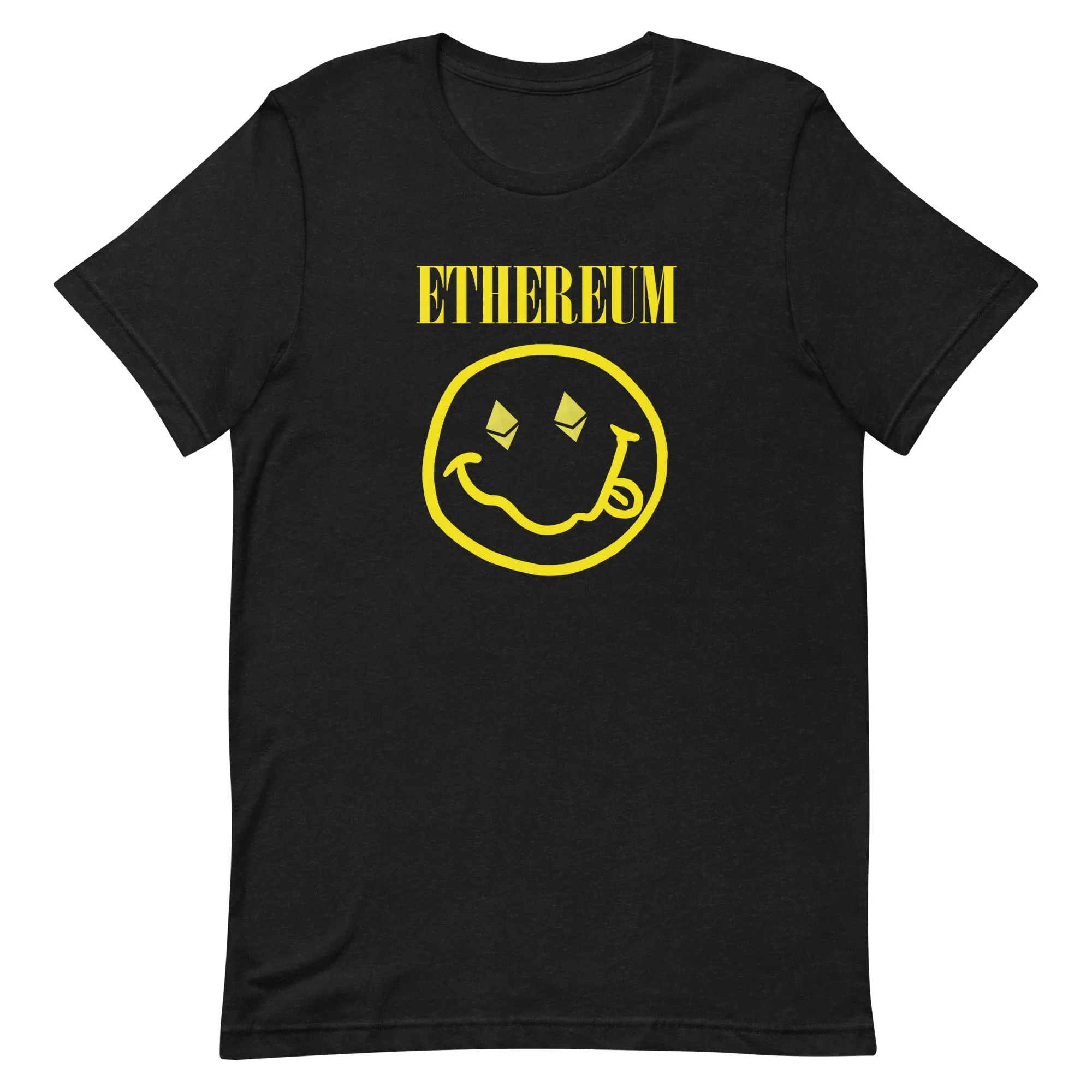 Ethereum - Nirvana Nevermind Smiley Crypto Parody Tee