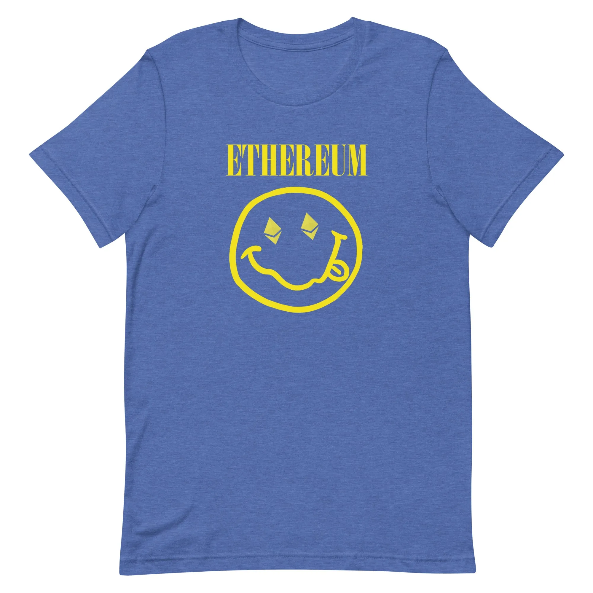 Ethereum - Nirvana Nevermind Smiley Crypto Parody Tee
