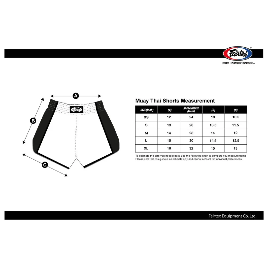 FAIRTEX SUPERSTITIOUS MUAY THAI SHORTS - BS0637