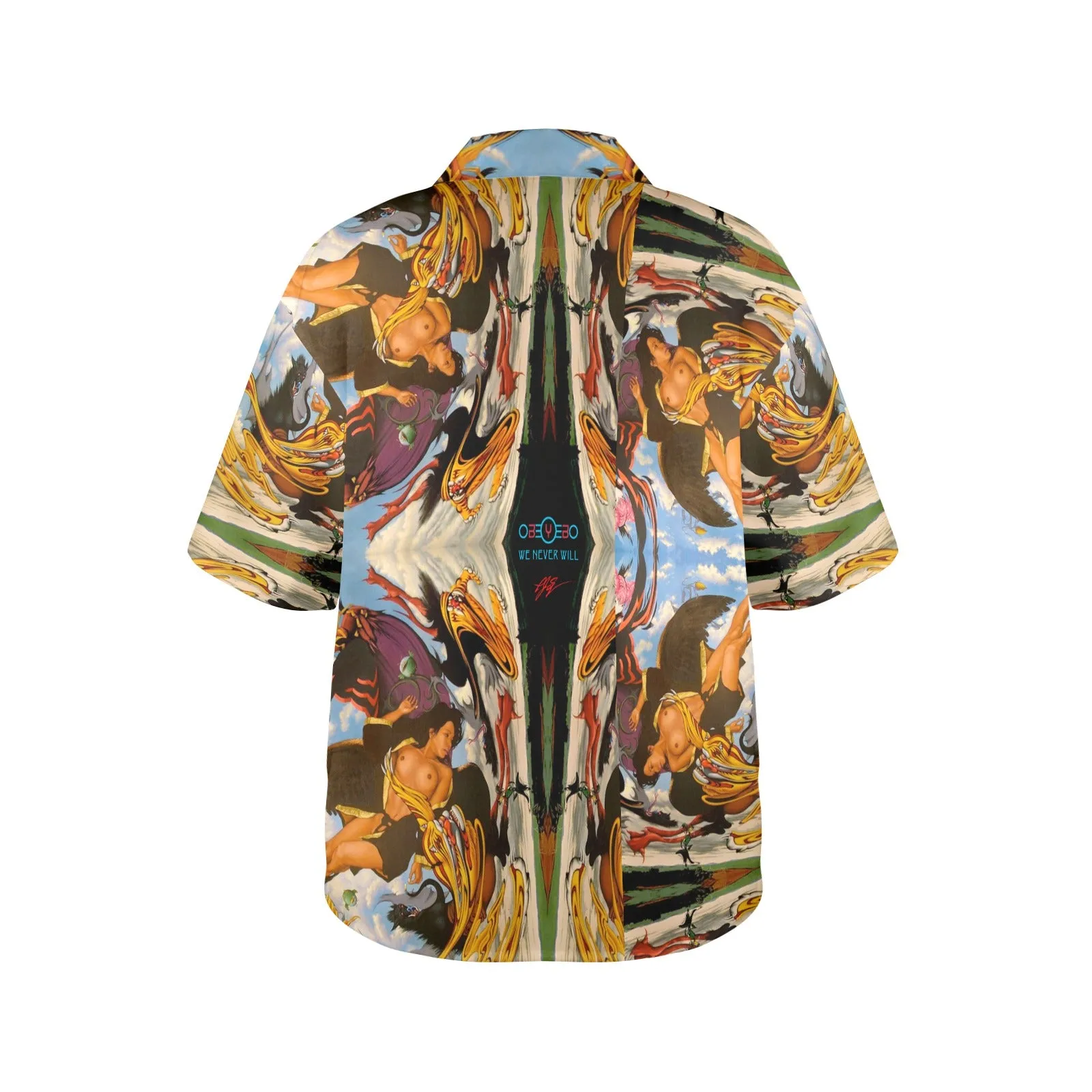 Falling Angel Women's Hawaiian Shirt
