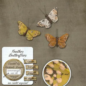 Feather Butterflies, Volume 01