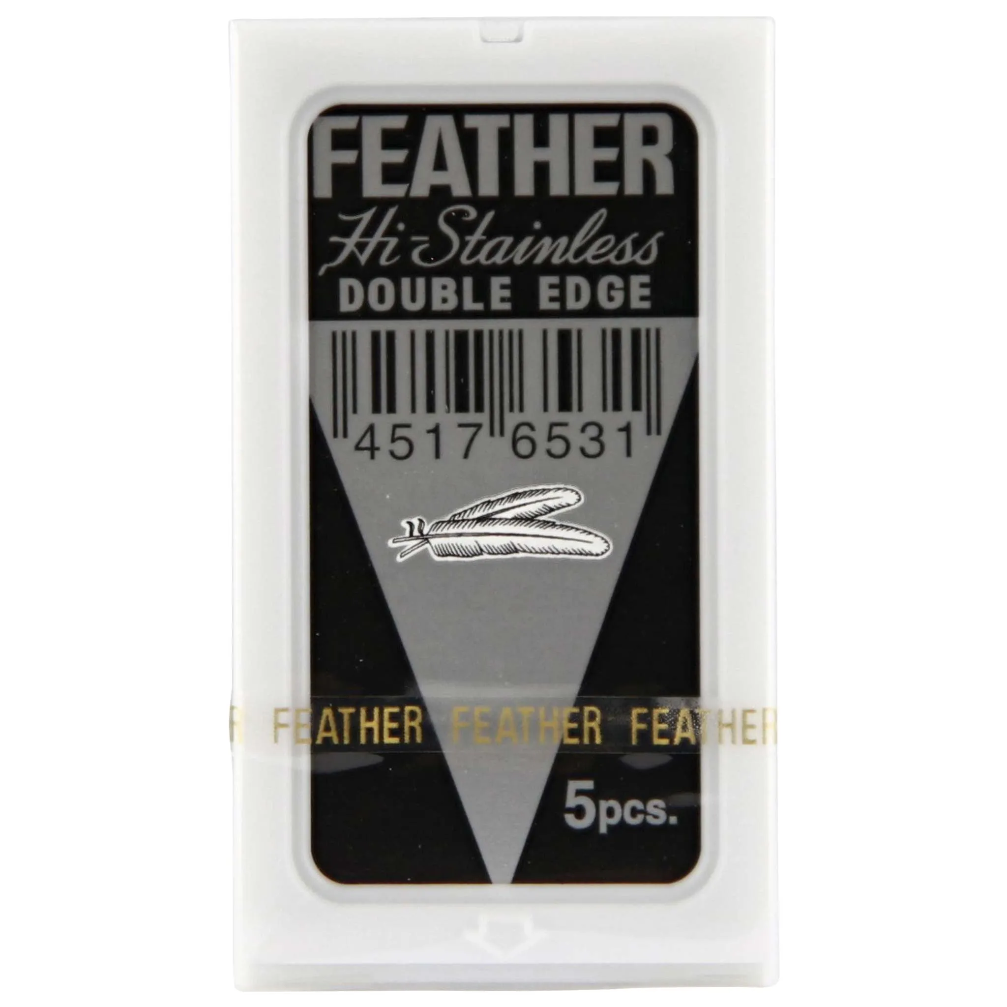 Feather Hi-Stainless DE Blades 5 pcs