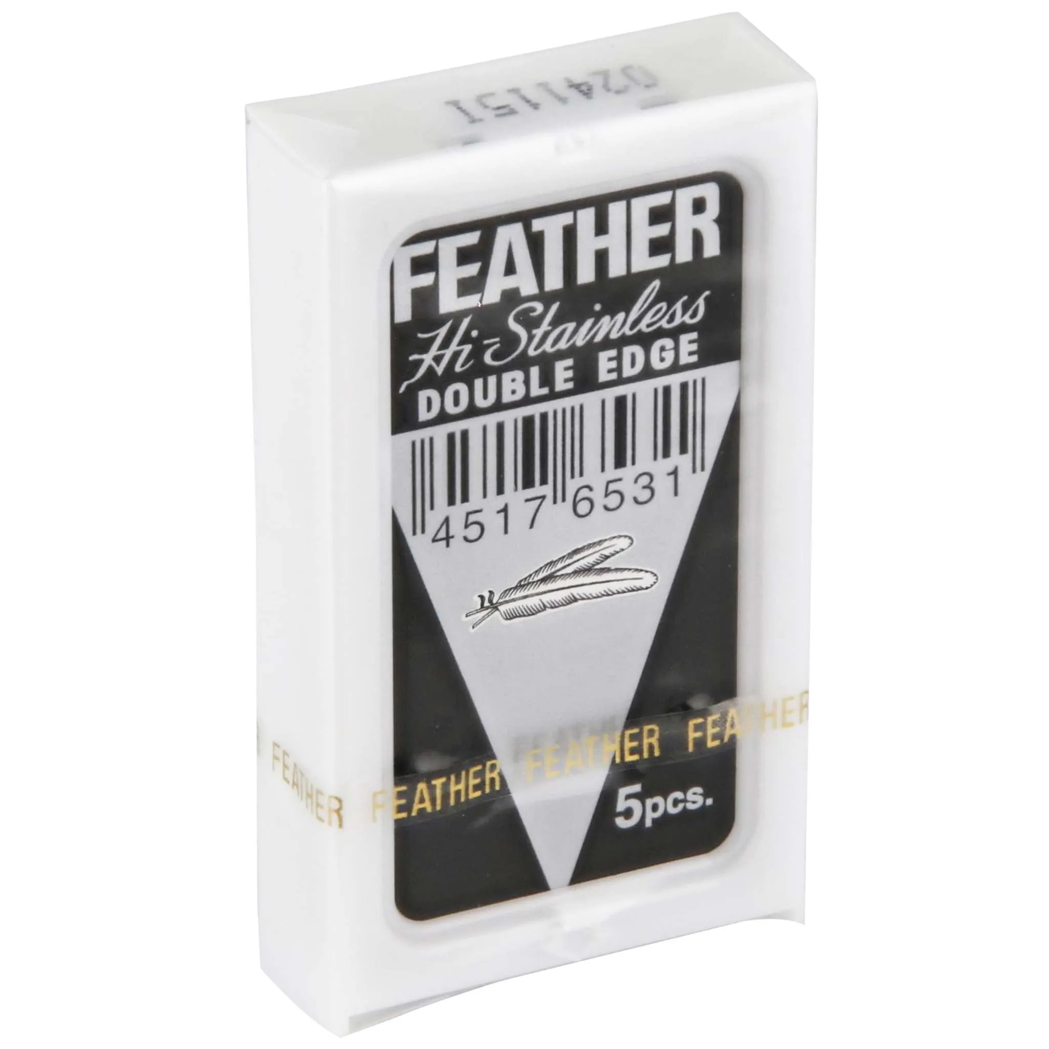 Feather Hi-Stainless DE Blades 5 pcs