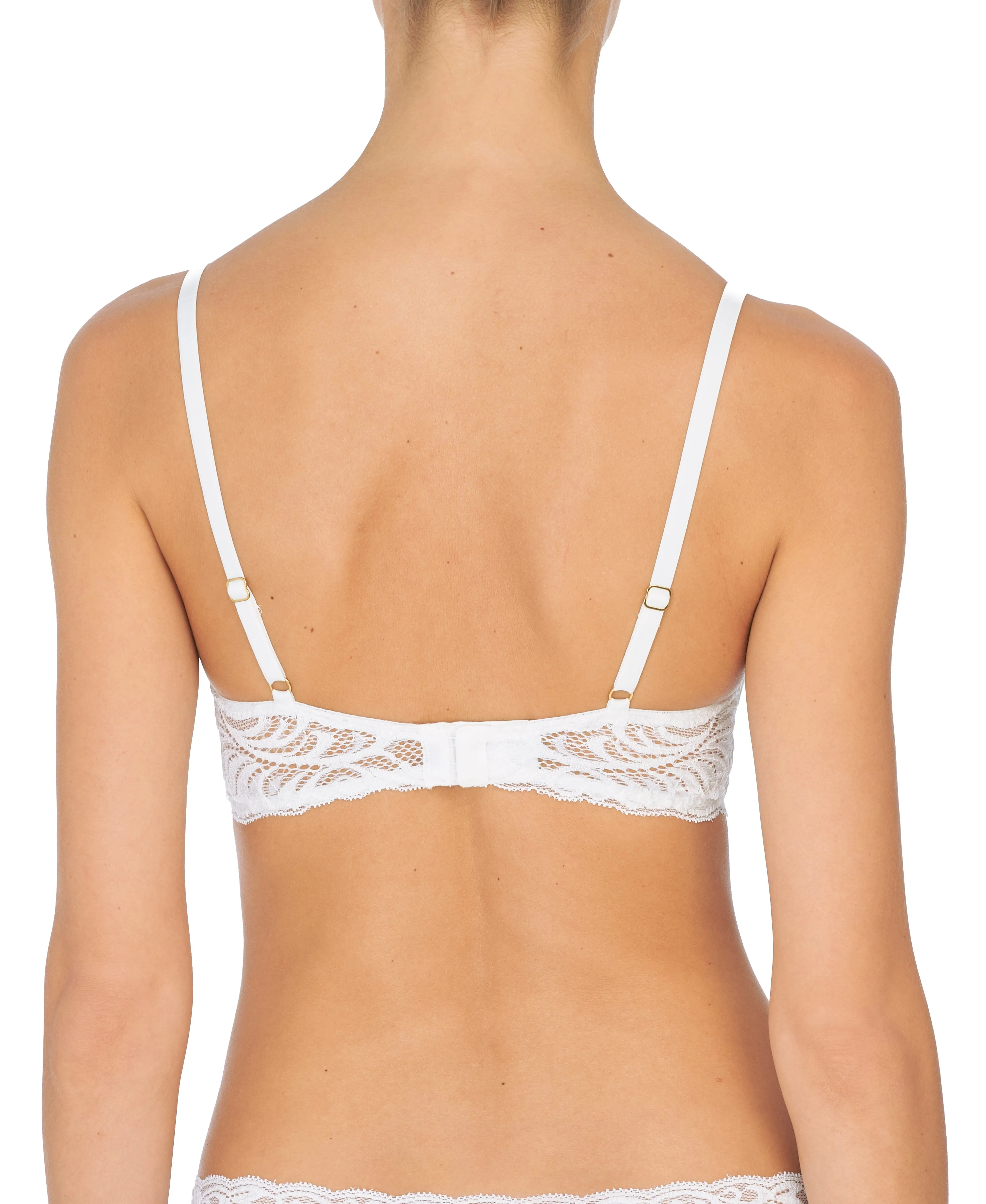 Feathers Contour Underwire Plunge Bra - Glow