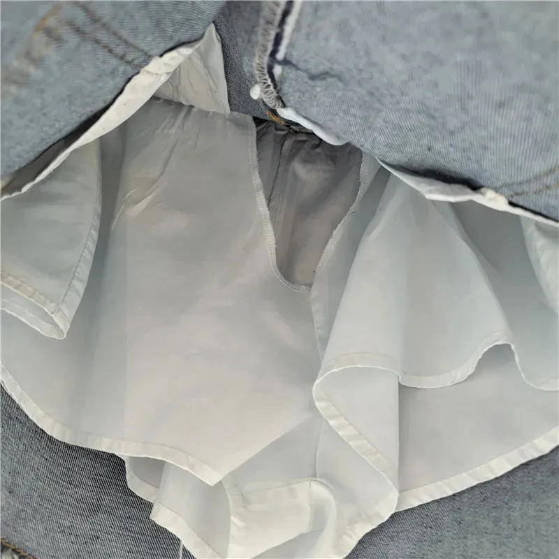 Felecia - Ladies Denim Skorts