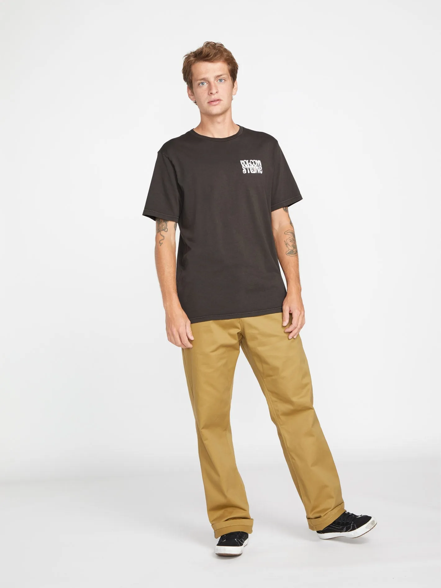 Feline T-shirt - RINSED BLACK