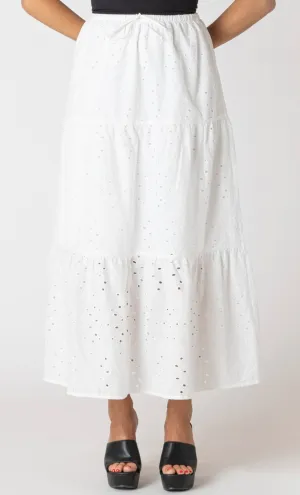 Field eyelet skirt