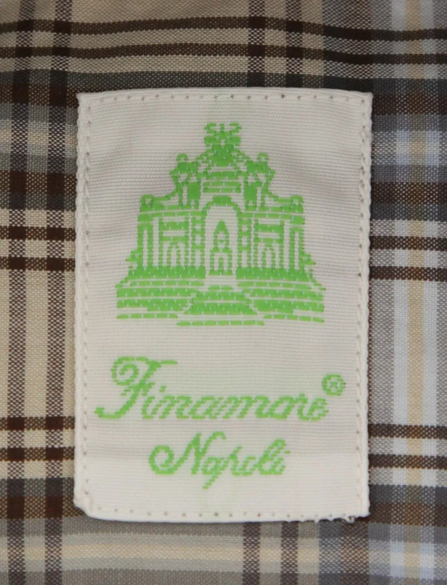 Finamore Napoli Beige Shirt - Extra Slim