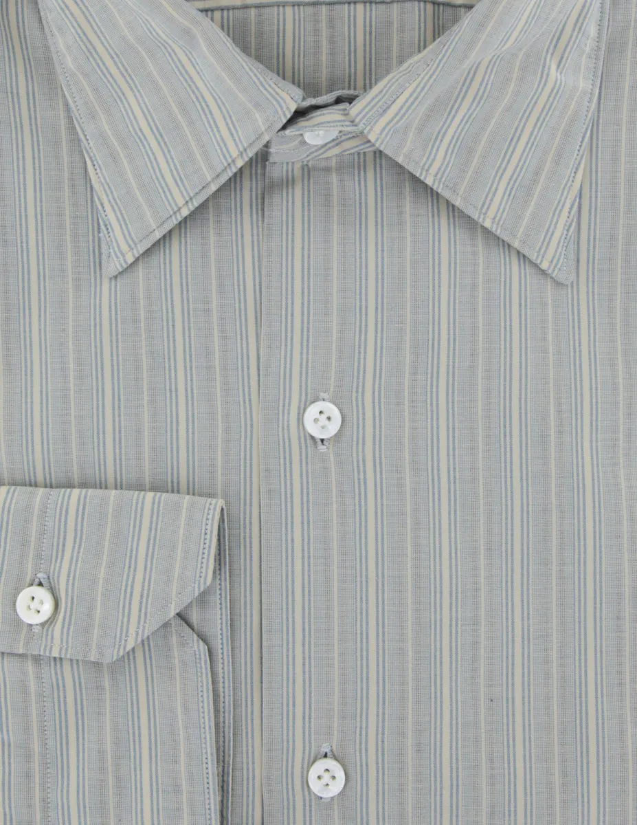 Finamore Napoli Blue Shirt - Extra Slim